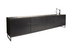 Sideboard Severo, schwarz, inkl. Paneel