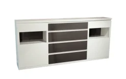 Sideboard Skara, grau/graphit, inkl. Push-to-Open Funktion