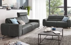 3 Sitzer MR 260, graphit, inkl. Kopfteilverstellung
