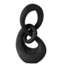 Skulptur Chainy, schwarz, 32,5 cm