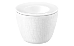 Snack and Egg Life Luxury White in weiß, 2-teilig