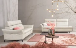Sofa 2,5-Sitzer Planopoly Motion, creme, inkl. Funktionen
