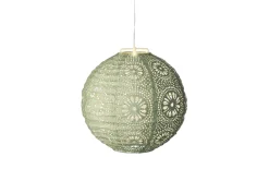 Solar-Laterne, rund, grün, 25 cm