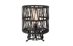 Solar Tischlampe, schwarz, 23,5 cm