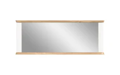 Spiegel Modern Times, weiß/Eiche-Nachbildung, 165 x 63 cm