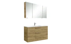 Spiegelschrank Neapel, Riviera Eiche-Nachbildung