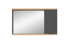 Spiegelschrank Nuaro, anthrazit/Eiche-Nachbildung