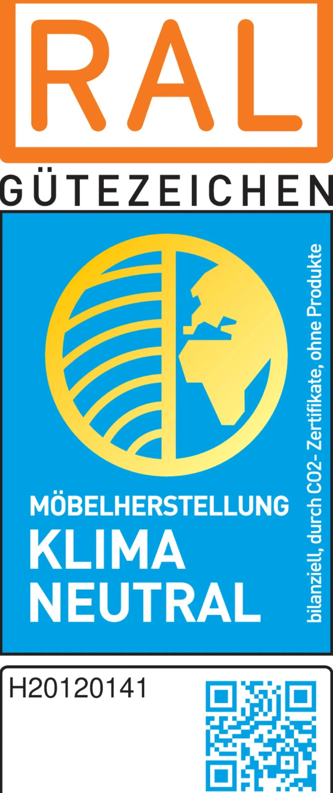 Spiegelschrank Unique, betonfarbig