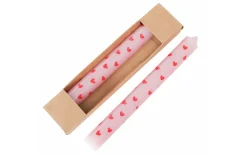 Stabkerze Lilin, rosa, 2er Set