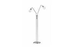 Standleuchte Antibes, nickel matt, 125 cm