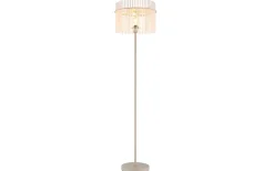 Standleuchte Gorley, beige, 152 cm