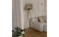 Standleuchte HONTONGAS, Heu/beige