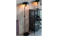 Standleuchte Landon in schwarz, 135 cm