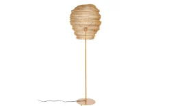 Standleuchte Lena in messing, 154 cm