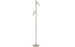 Standleuchte Streak, sandfarbig, 163 cm, inkl. Tastdimmer