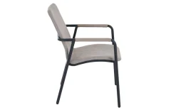 Stapelstuhl Repton, anthrazit/taupe