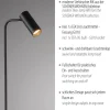 Stehleuchte Rik, schwarz