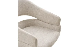 Stuhl Dover, beige/grau, inkl. Drehfunktion