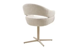 Stuhl Dover, beige/grau, inkl. Drehfunktion