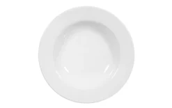 Suppenteller Rondo Liane in weiß, 23 cm