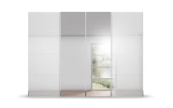 Synchron-Schwebetürenschrank Saligo, weiß, 316 x 235 cm
