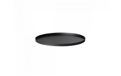 Tablett Peasy, Edelstahl pulverbeschichtet, schwarz