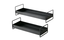Tablettset Wolga, schwarz, 2-teilig