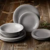 Tafelset Color Loop Stone aus Porzellan, 8-teilig