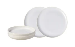 Tafelset like by, crafted cotton, 4-teilig