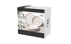 Tafelset like by, crafted cotton, 4-teilig