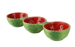 Tapas-Schale Wassermelone, rot/grün
