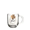Tasse Emozione, Viel Glück Schriftzug, 400 ml