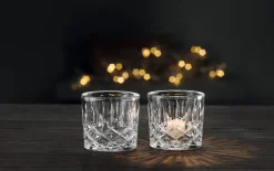 Teelichthalter 2er Set, klar