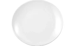 Teller flach Modern Life in weiß/oval, 29 cm