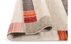 Teppich Ballance Kantium, beige/dunkelbraun, 160 x 230 cm