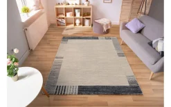 Teppich Ballance Kantium, grau/blau, 160 x 230 cm