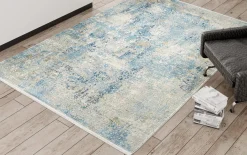 Teppich Glorious Cove, grau/blau, 160 x 230 cm