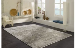 Teppich Glorious Cove, grau/gold, 160 x 230 cm