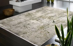 Teppich Glorious Cove, grau/grün, 160 x 230 cm
