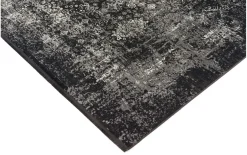 Teppich Glorious Vita, schwarz/grau, 160 x 230 cm