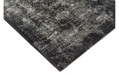 Teppich Glorious Vita, schwarz/grau, 140 x 200 cm