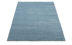 Teppich Kristall Uni, blau, 200 x 290 cm
