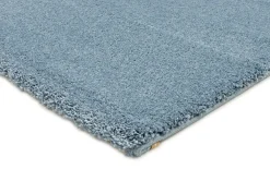 Teppich Kristall Uni, blau, 200 x 290 cm
