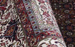 Teppich Seidenwind Bidjar, rot/blau, 200 x 290 cm