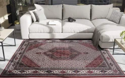 Teppich Seidenwind Bidjar, rot/creme, 200 x 290 cm