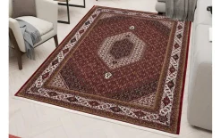 Teppich Seidenwind Bidjar, rot, 140 x 200 cm