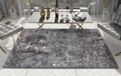 Teppich Starlight Echo, aubergine/beige, 200 x 290 cm