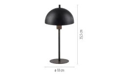 Tischleuchte Ali, schwarz