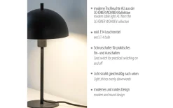 Tischleuchte Ali, schwarz
