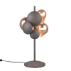 Tischleuchte Bubble, goldfarbig/weiß, 150 cm